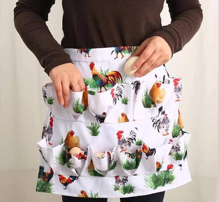 Eggs Collecting Gathering Holding Cat Apron For Chicken Hense Duck